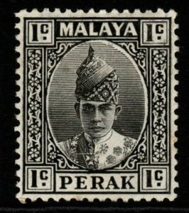 MALAYA PERAK SG103 1939 1c BLACK MTD MINT 