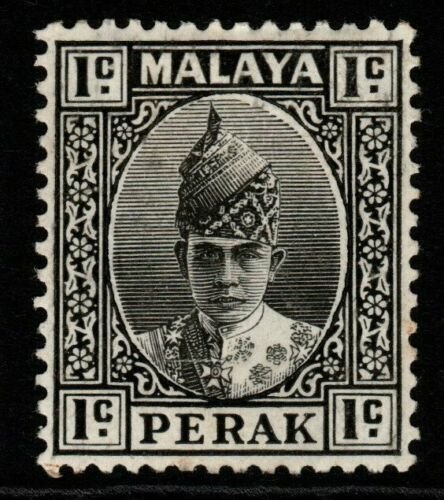 MALAYA PERAK SG103 1939 1c BLACK MTD MINT 