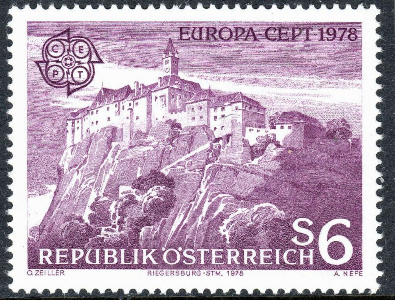 Austria 1079, MNH. EUROPA CEPT. Riegersburg, Styria, 1978 