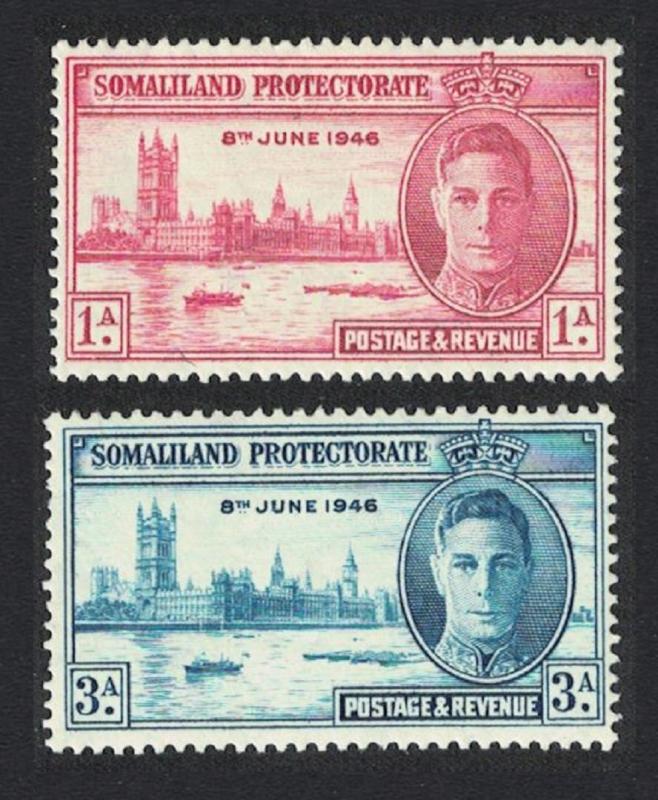 Somaliland World War II Victory 2v SG#117-118 SC#108-109