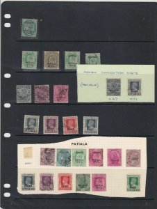 India Convention State Patiala Stamps Ref 33182