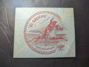 1945 Registered Argentina Cover Buenos Aires El Gaucho Saddles Advertisement