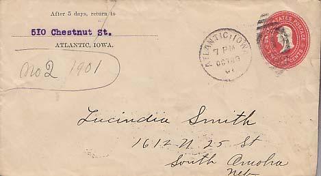 United States, Iowa, Postal Stationery