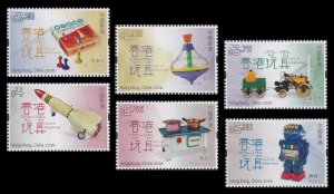 Hong Kong 2023 Toys 1940s-1960s 香港玩具 set 6 MNH