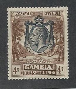 GAMBIA SC# 118 VF LH 1922