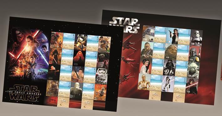 ISRAEL STAMPS 2016 STAR WARS MOVIE SET OF 2 SHEET MNH SPACE LIMITED EDITION