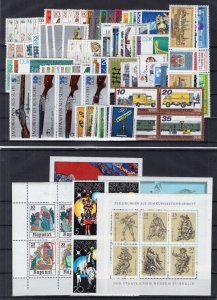 GERMANY DDR DEMOCRATIC REPUBLIC 1978 COMPLETE YEAR SET AS PER SCAN PERFECT MNH