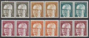 Mi: 727/32  MNH  1972  Cat € 30