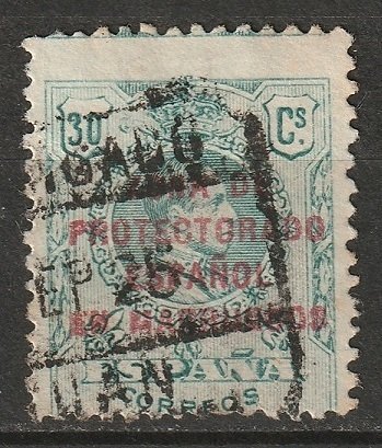 Spanish Morocco 1916 Sc 59 used