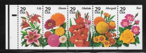 #2829-33a MNH Complete Booklet Pane.