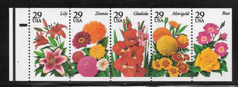 #2829-33a MNH Complete Booklet Pane.