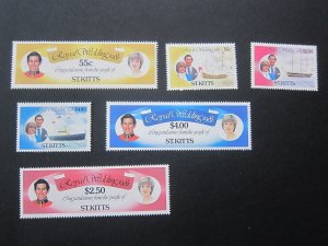 St Kitts 1981 Sc 75-80 set MNH