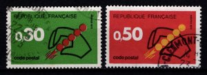France 1972 Postal Code Campaign, Set [Used]