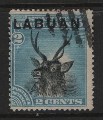 LABUAN, 50, USED, 1894, MALAYAN SAMBAR