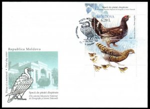 MOLDOVA - 2007 EXTINCT BIRDS  - MS - FDC