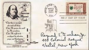 SC1140 1960 Masonic Mason First Day Cover