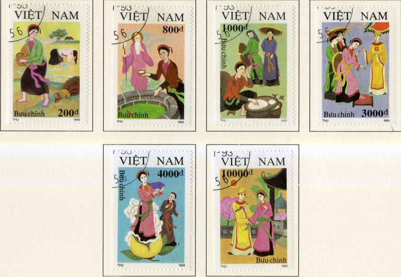 DEM REP VIETNAM 2421-2426 USED SCV $2.00 BIN $0.75 FABLES