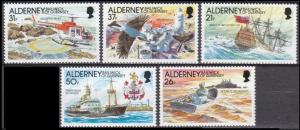 1991 Alderney 49-53 Ships 20,00 €