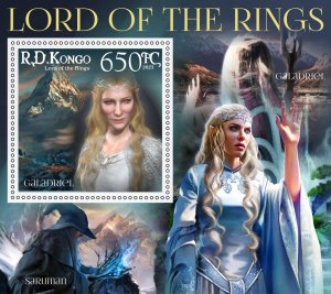 Stamps. Cinema. The Lord of the Rings 2023 year 6 sheets perforated MNH**