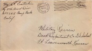 United States A.P.O.'s Soldier's Free Mail 1943 Camp Cooke, Calif. 1943-1949 ...