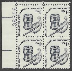 1581 MNH Plate Block