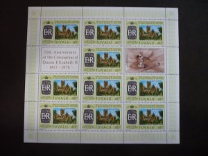 Stamps - Tuvalu - Scott# 83 - Mint Never Hinged Souvenir Sheet