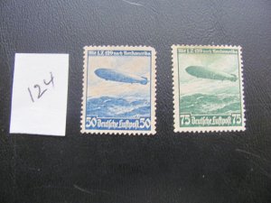 Germany 1936 MNH SC C57-58  SET  VF/XF 55 EUROS (124)