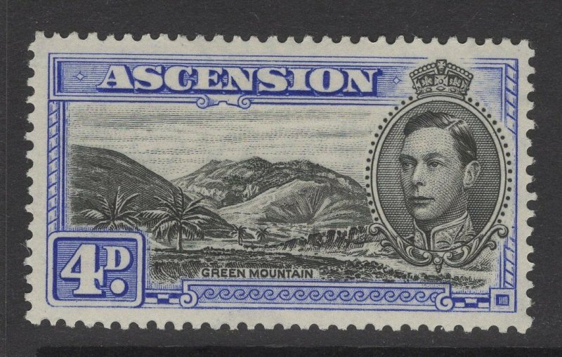 ASCENSION SG42c 1940 4d BLACK & ULTRAMARINE MTD MINT 