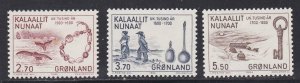 Greenland # 153-155, Pictorials, Mint NH, 1/2 Cat.