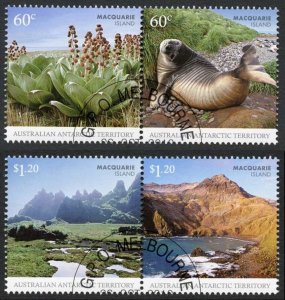 AAT SG193a-5a Macquarie Island set of 4 Fine Used