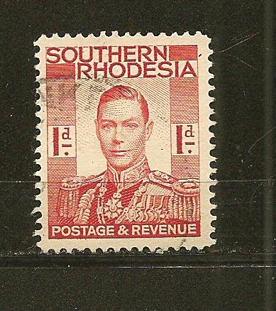 Southern Rhodesia 43 King George VI Used