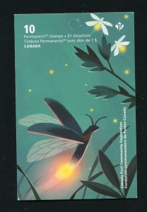 Canada B31a Fireflies Semi Postal Stamp Booklet MNH 2021