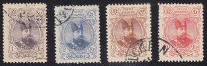 Iran - 1903 - Sc 357-60 - Used