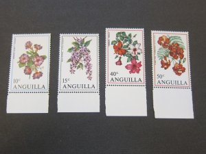 Anguilla 1970 Sc 87-90 flower set MNH