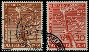 Germany 1952,Sc.#9N81; 83 used