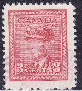 Canada 251 King George VI WWII War 1942