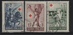 FINLAND B132-B134   USED SET