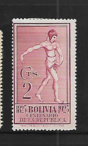 BOLIVIA, 151, MINT HINGED,HINGED REMNANT, SOWER