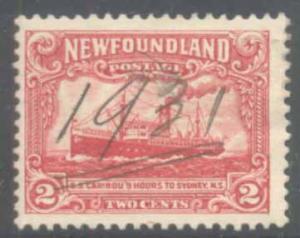 Newfoundland ~ #164 ~ Steamship Caribou ~ Used