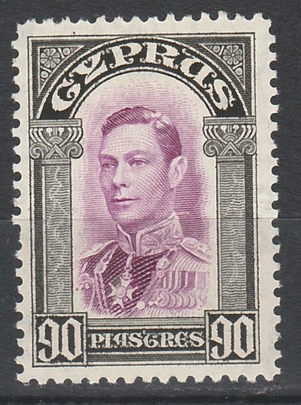 CYPRUS 1938 KGVI 90 PI