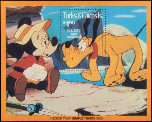 Turks and Caicos Islands #468-470, Complete Set(3), 1981, Disney, Never Hinged