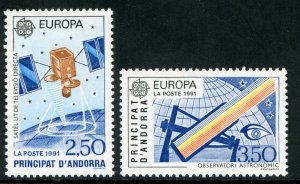 French Colony 1991 Andorra Europa Sc # 403-4 MNH H285 ⭐⭐