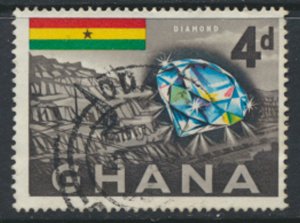  Ghana SG 219  SC# 219 Used  Diamond & Mine see  scan 