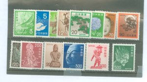 Japan #1067/1085  Multiple