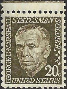 # 1289a MINT NEVER HINGED TAGGED GEORGE CATLETT MARSHALL