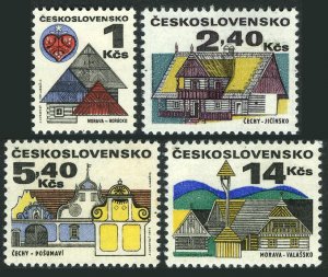 Czechoslovakia 1733/1741,MNH.Michel 2010-2013. Buildings 06.22.1971.