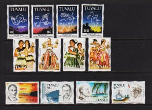 Tuvalu - 3 mint commemorative sets, cat. $ 36.00