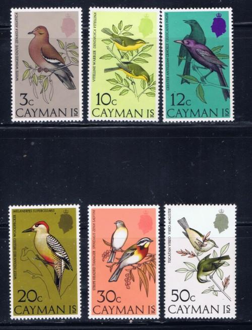 Cayman Is 322-27 NH 1974 Birds 