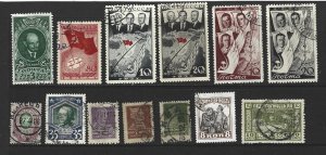 Russia Used Lot of 35 Different stamps 2017 CV $24.85