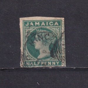 SA20h Jamaica, Queen Victoria fragment of postal stationery, used